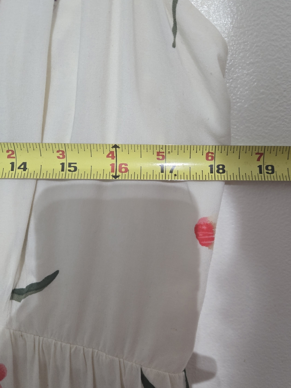 Old Navy White Floral Maxi Dress with Pink, Purple & Yellow Accents - Picture 6 of 6